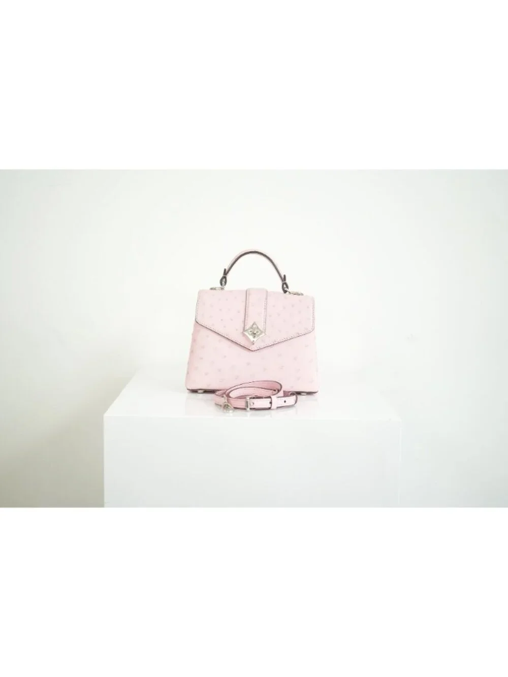 Louis Vuitton Mini Ostrich Rose De Vents ostrich skin